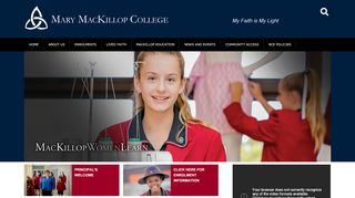 
                            3. Mary MacKillop College - Clayfield College Intranet Portal