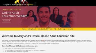 
                            2. Maryland Adult Education Online - I Pathways Sign In