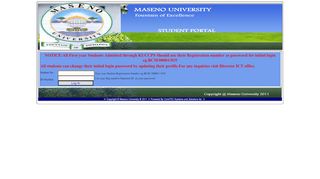 
                            1. MASENO University: Signup and Login - Maseno University Portal