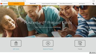 
Mastercard Prepaid Travel Card
