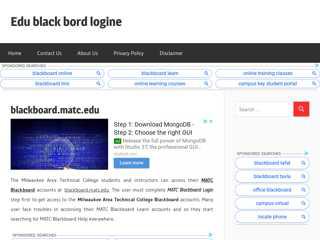 
                            2. MATC Blackboard Login- Milwaukee Area Technical College ...