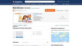 MatchDoctor Reviews - 9 Reviews of Matchdoctor.com ...