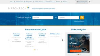 
                            4. Matchtech - Engineering Recruitment Specialists - Matchtech Portal