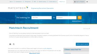 
                            7. Matchtech Recruitment - Matchtech Portal