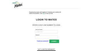 
                            1. Mates Login - GOLF Link - Golflink Mates Portal