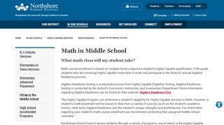 
                            2. Math in Middle School - Northshore School District - Core Focus On Math Portal