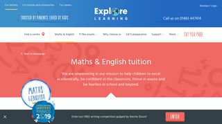 
                            2. Maths and English Tuition Tuition Centre Explore Learning
