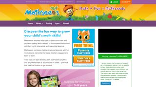 Mathseeds: Home - Mathseeds Com Portal