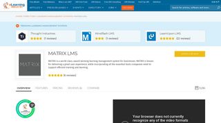 
                            2. MATRIX LMS - eLearning Industry - Matrix Lms Login