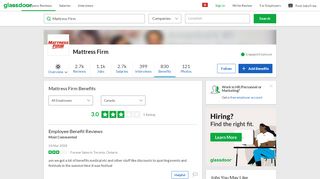 
                            2. Mattress Firm Employee Benefits and Perks | Glassdoor.com.hk - Mattress Firm Employee Portal