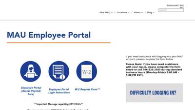 MAU Employee Portal