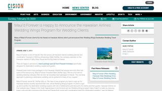 
                            7. Maui'd Forever is Happy to Announce the Hawaiian Airlines ... - Hawaiian Airlines Wedding Wings Portal