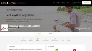 
Mauritius Commercial Bank MCB – Local.mv  
