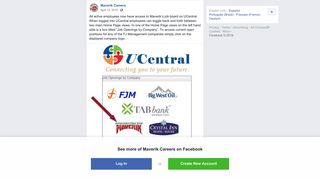 
                            2. Maverik Careers - All active employees now have access to... | Facebook - Maverik Ucentral Login