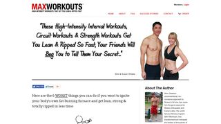
                            2. MAX Workouts by Shin Ohtake - High-Intensity Workout ... - Max Workouts Portal