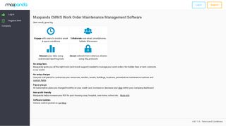 
                            3. Maxpanda CMMS | Optimizing Maintenance and Operations - Maxpanda Portal