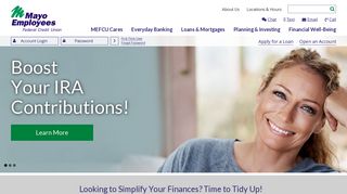 
                            6. Mayo Employees Federal Credit Union: Home - Mayo Clinic Portal For Employees