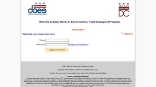 
Mayor Marion S. Barry's Summer Youth Employment
