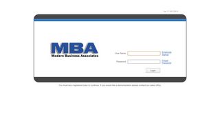 
                            6. MBA Online - Modern Business Associates Payroll Portal