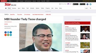 
                            4. MBI founder Tedy Teow charged | The Star Online - Mbi Malaysia Portal