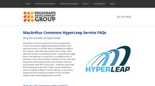 
                            7. MC FAQ - Broadband Development Group - Hyperleap Portal