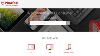 
                            8. McAfee Consumer Support – Official Site - Att Mcafee Portal
