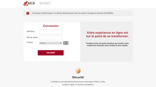 
MCB Internet Banking  
