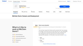 
                            8. McClain Sonic Careers and Employment | Indeed.com - Mcclain Sonic Employee Login