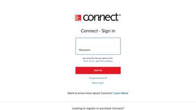 McGraw-Hill Education - Connect - Sign in