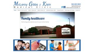 
                            1. McLeroy Gibbs & Klein Medical Clinic -Family Practice | Gainesville TX - Mcleroy Gibbs And Klein Patient Portal