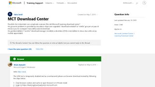 
                            4. MCT Download Center - Training, Certification, and Program Support ... - Microsoft Learning Download Center Portal