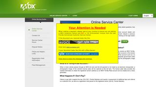 
                            14. (MDX) Toll-By-Plate Notice? - Sunpass Portal My Account