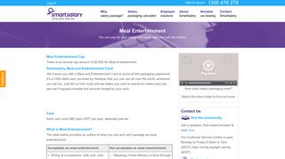
                            2. Meal Entertainment | Smartsalary - Anz Meal Card Portal
