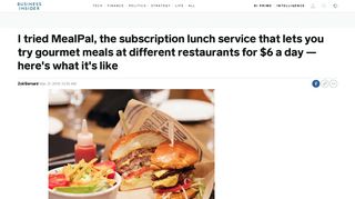 
                            2. MealPal: What it's like to use the lunch subscription service ... - Mealpal Uk Portal