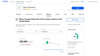 Mears Transportation Bus Driver Salaries in the United States ... - Mears Transportation Driver Portal
