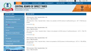 
                            7. Media Center | Web Portal for IRS - IRS Officers Online - Itba Data Collection Portal