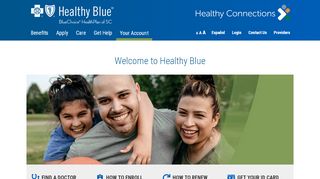 
                            3. Medicaid for South Carolina | Healthy Blue of South Carolina - Blue Choice Health Plan Portal