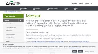 
                            2. Medical | Cargill - Cargill Benefits Login