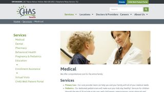 
                            2. Medical | CHAS Health - Chas Patient Portal