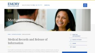 
                            5. Medical Records - Emory Healthcare - Emory Winship Patient Portal