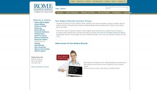 
                            4. Medical Records - Rome Memorial Hospital - Rome Hospital Patient Portal