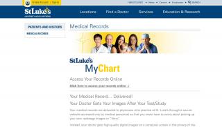
                            3. Medical Records - St. Luke's - Evantage Health Patient Portal