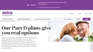 
Medicare Part D Prescription Drug Plans | Aetna Coventry ...  

