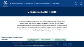 
                            7. Medicine at Austin Health - Austin Health Staff Portal