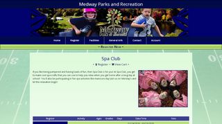 
                            5. Medway Parks and Recreation: Spa Club - Medway Mail Portal