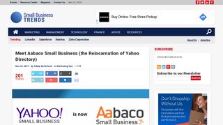 
                            1. Meet Aabaco Small Business (the Reincarnation of Yahoo ... - Yahoo Website Hosting Portal