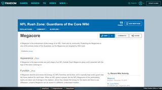 
Megacore | NFL Rush Zone: Guardians of the Core Wiki ...  
