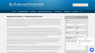 MegaGate Broadband - Hattiesburg Data Center - Cloud and ...