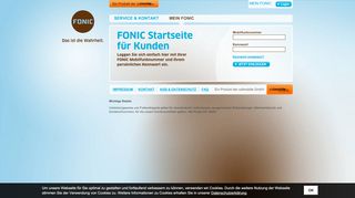 
                            6. Mein Fonic - FONIC - günstige SIM für Handy & Surf-Stick ... - Lidl Fonic Portal