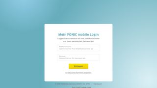
                            2. Mein FONIC mobile - Lidl Fonic Portal